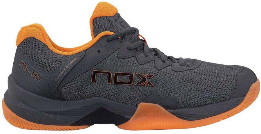 Nox AT10 Lux Heren Sportschoenen Padel Smashcourt Grey Orange