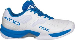 Nox AT10 Lux Heren Sportschoenen Padel Smashcourt White Blue