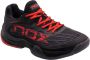 Nox AT10 Lux Heren Sportschoenen Padel Smashcourt Black Red - Thumbnail 1