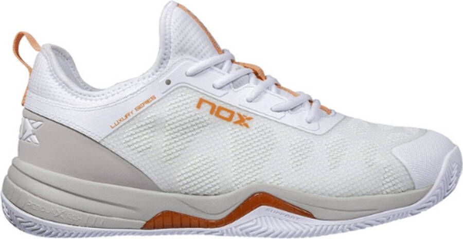 Nox Padel Schoenen Nerbo Wit Oranje