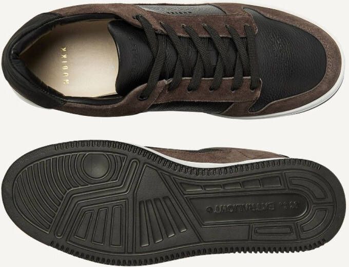 NUBIKK Lage Sneakers Heren Basket Court Heren Maat: 41 Materiaal: Nubuck Kleur: Zwart