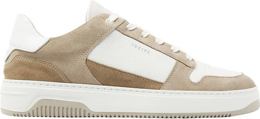 NUBIKK Lage Sneakers Basket Court Maat: 46 Materiaal: Nubuck Kleur: Wit