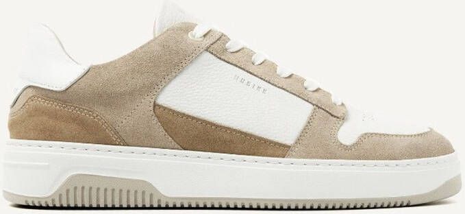 NUBIKK Lage Sneakers Basket Court Maat: 45 Materiaal: Nubuck Kleur: Wit