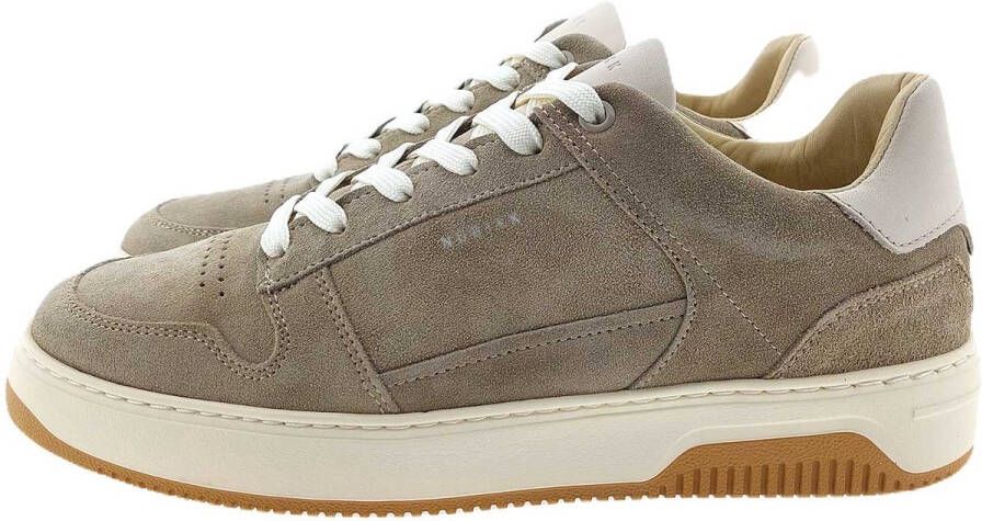NUBIKK Lage Sneakers Heren Basket Court Miele Maat: 43 Materiaal: Suède Kleur: Beige