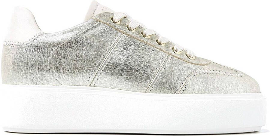 NUBIKK Lage Sneakers Dames Elise Wing Maat: 38 Materiaal: Leer Kleur: Goud - Foto 2