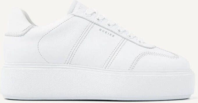 NUBIKK Lage Sneakers Dames Elise Wing Maat: 41 Materiaal: Leer Kleur: Wit - Foto 3
