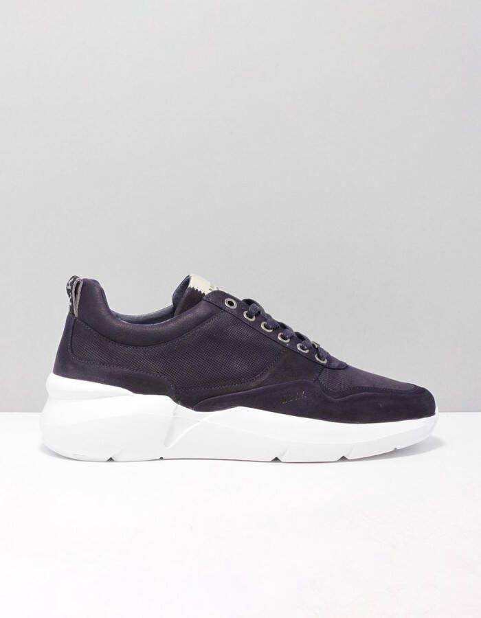 Nubikk elven tanuki Sneakers men bluewhite 21036800 navy nubuck