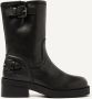 NUBIKK Biker Boots Dames Eve Leva Maat: 37 Materiaal: Leer Kleur: Zwart - Thumbnail 2