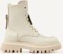 Bruin Tinten Fae Aubine Jr Veterboots Laarzen Met Veters Meisjes Beige - Thumbnail 3