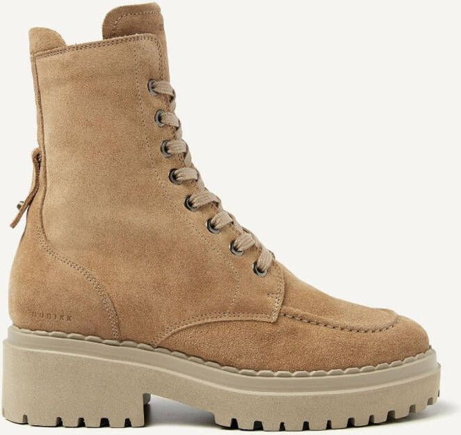 NUBIKK Veterboots Dames Fae Bobbi Fur Maat: 42 Materiaal: Suède Kleur: Bruin - Foto 2