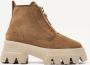 Nubikk Gorpcore outdoor FAshion bruin Tinten Flore Rock Fur Enkelboots Enkellaarsjes Dames Camel - Thumbnail 2
