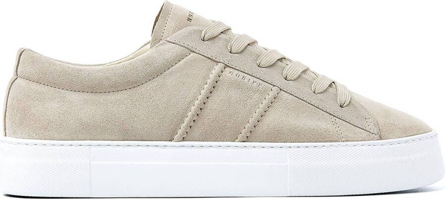 NUBIKK Lage Sneakers Heren Jagger Morris Maat: 43 Materiaal: Suède Kleur: Beige - Foto 2