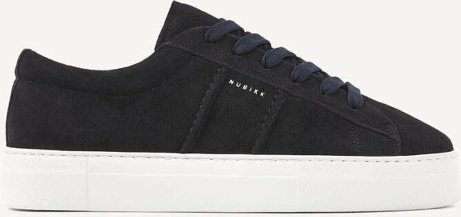 NUBIKK Lage Sneakers Heren Jagger Morris Maat: 44 Materiaal: Suède Kleur: Blauw