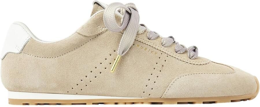 NUBIKK Lage Sneakers Dames Billy Lou Maat: 38 Materiaal: Suède Kleur: Beige - Foto 4