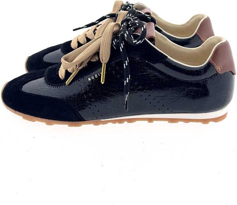NUBIKK Lage Sneakers Dames Billy Lou Maat: 40 Materiaal: Lakleer Kleur: Zwart