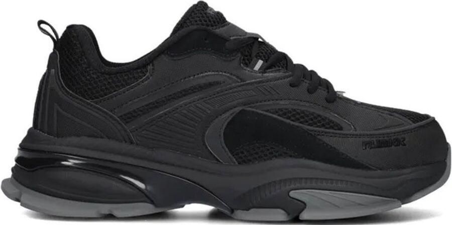 NUBIKK Lage Sneakers Heren Comet Runner Men Maat: 41 Materiaal: Leer Kleur: Zwart - Foto 2