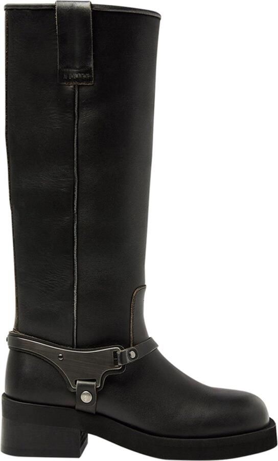 NUBIKK Hoge Laarzen Dames Eve Lynn Maat: 38 Materiaal: Leer Kleur: Zwart - Foto 2