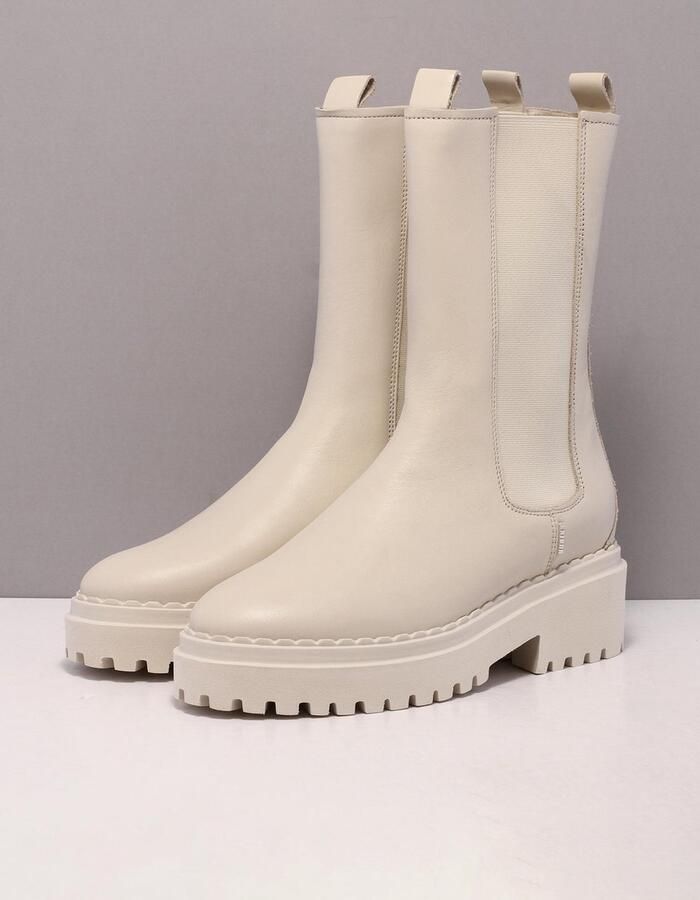Nubikk Winterwit Fae Adams Chelsea boots Enkellaarsjes Dames Wit - Foto 7