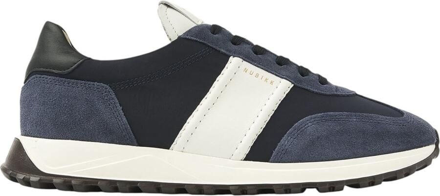 NUBIKK Lage Sneakers Heren Glen Hendrix Maat: 41 Materiaal: Suède Kleur: Blauw