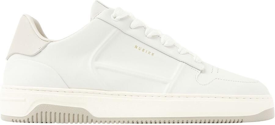NUBIKK Lage Sneakers Heren Basket Cole Mena Maat: 45 Materiaal: Leer Kleur: Wit
