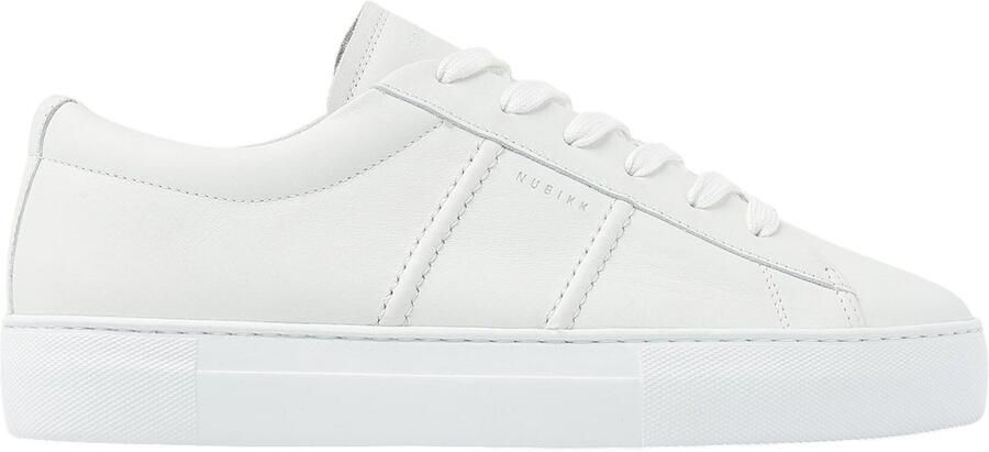 NUBIKK Lage Sneakers Heren Jagger Morris Maat: 45 Materiaal: Leer Kleur: Wit