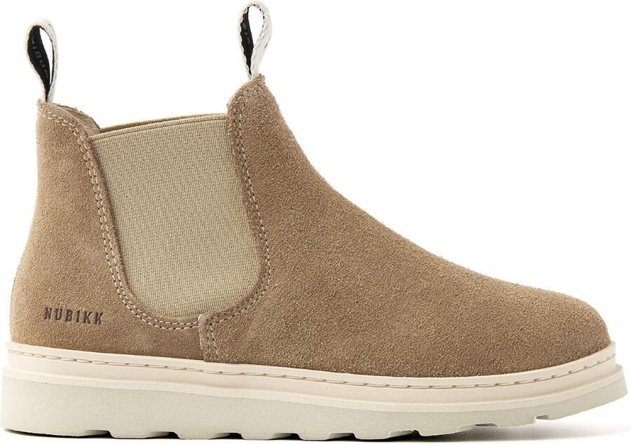 Nubikk Jonah Rai JR suède chelsea boots taupe Bruin Jongens Suede 32 - Foto 2