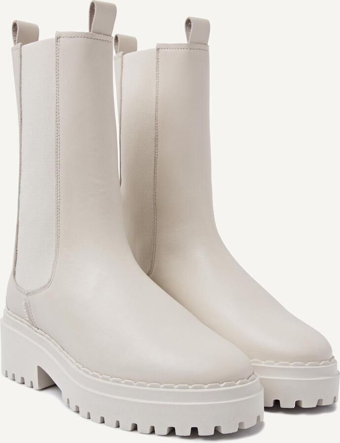 Nubikk Winterwit Fae Adams Chelsea boots Enkellaarsjes Dames Wit - Foto 3