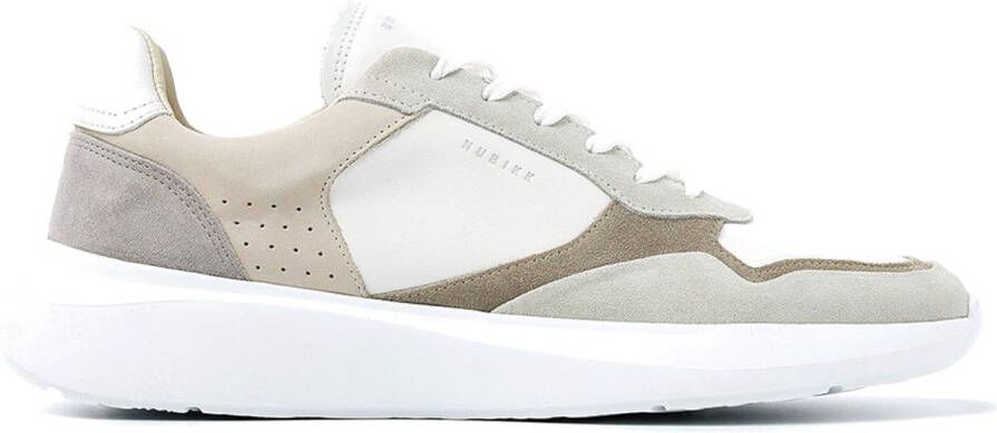 NUBIKK Lage Sneakers Heren Rock Road Wave Maat: 44 Materiaal: Suède Kleur: Wit