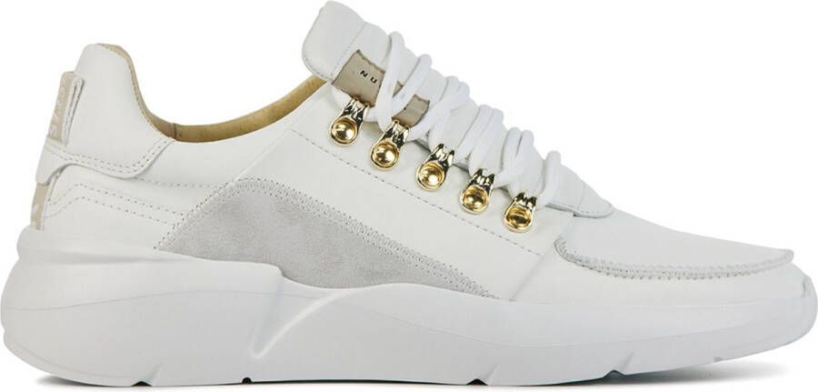 Nubikk Roque Roman L sneaker van leer met suède details - Foto 2