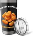 Nuggets thermosbeker dubbelwandig roestvrij staal - Zilver