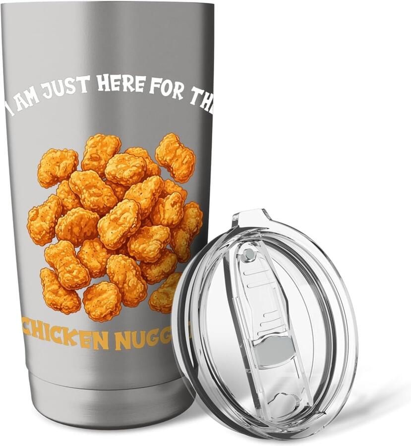 Nuggets thermosbeker dubbelwandig roestvrij staal