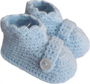 Nursery time Gehaakte Babyslofjes Lichtblauw Newborn