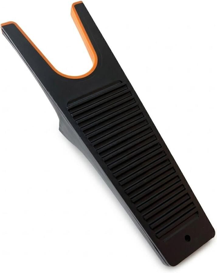 NUVEX Oranje rood laarzenknecht schoenverwijderaar laarzen uittrekhulp kunststof zwart ergonomisch antislip profiel hulpmiddel voor het uittrekken van schoenen en