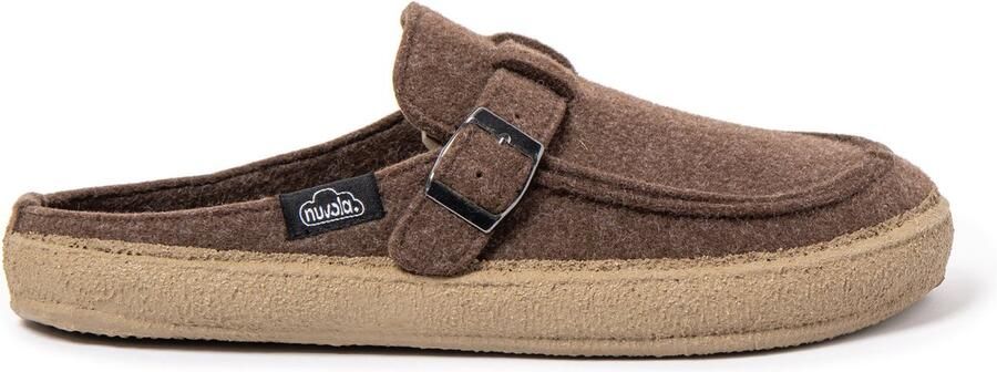 Nuvola. Huisschoenen 'Zueco Clay' bruin