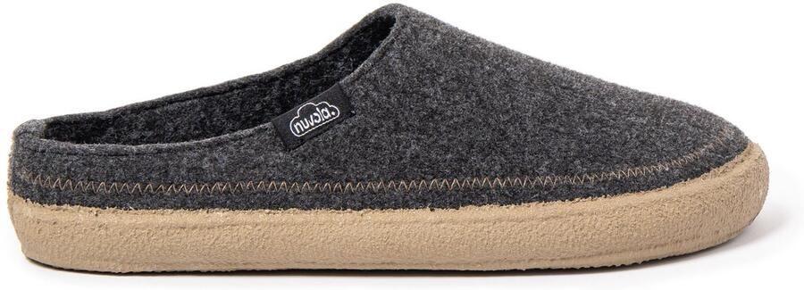 Nuvola. Huisschoenen 'Zueco Terra' donkergrijs