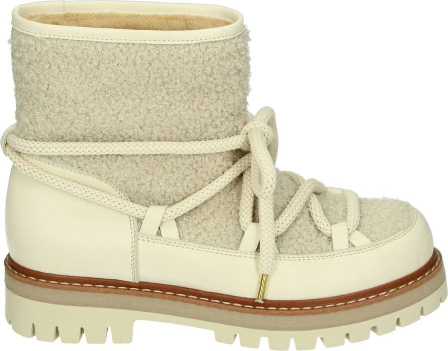 Ocra 670~~~~~~~~~~~~~~~~~~~~~~~~~~~ Hoge sneakersVeterlaarzenDames veterschoenenDames sneakersHalf-hoge schoenen Wit beige