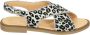 Ocra D447C~~~~~~~~~~~~~~~~~~~~~~~~~ Platte sandalenDames Sandalen Wit beige - Thumbnail 2