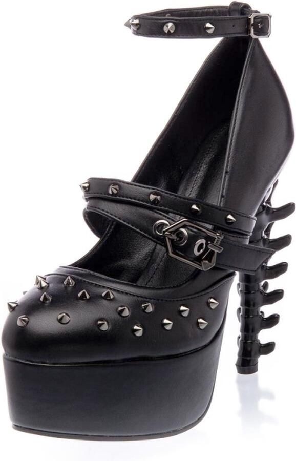 Ocultica Gothic Pumps Dames Hoge Hakken zwart
