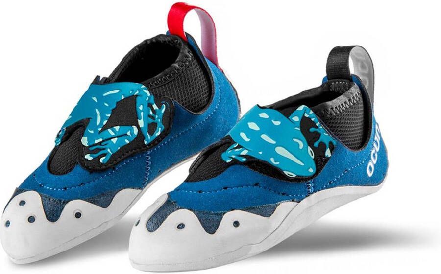 Ocun Kid's Ribbit Klimschoenen blauw wit