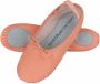 Odelia's Impression Leren balletschoen Roze buffelleer Witte suède binnenzool Gespleten suède zool dansschoenen meisjes dansschoen ballerina - Thumbnail 3