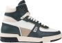 Off The Pitch Basketta Hi OTPF223006-502 Groen Beige - Thumbnail 1