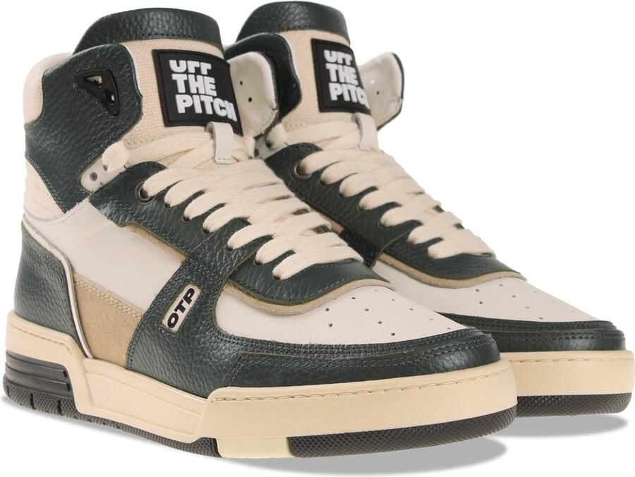 Off the Pitch Basketta Hi OTPF223006-502 Groen Beige - Foto 4