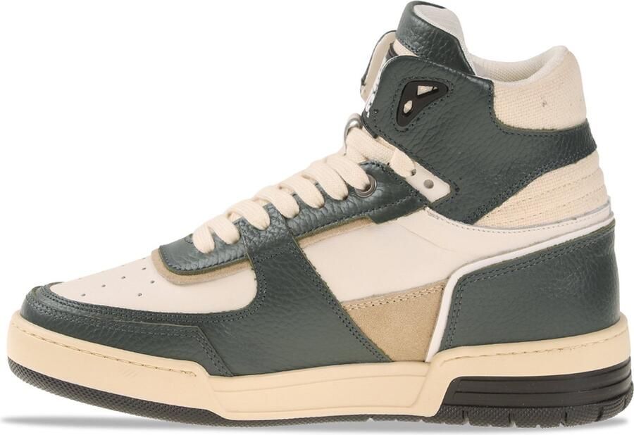 Off the Pitch Basketta Hi OTPF223006-502 Groen Beige - Foto 5