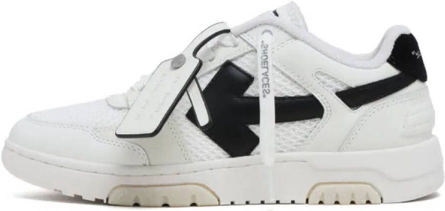 Off White Off-White Slim Out Of Office Sneaker 'Wit Zwart'