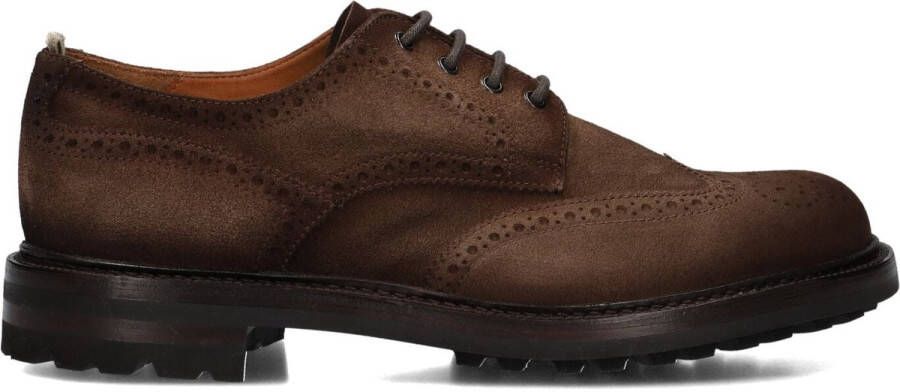 OFFICINE CREATIVE Veterschoenen Heren Bristol 002 Maat: 46 Materiaal: Suède Kleur: Bruin
