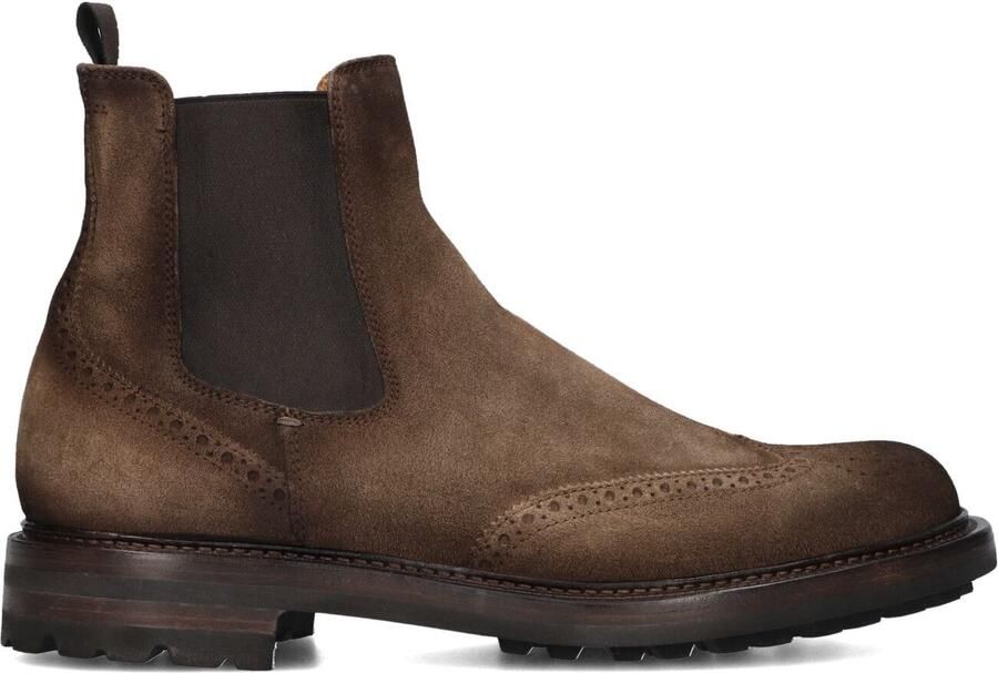 OFFICINE CREATIVE Chelsea Boots Heren Bristol 008 Maat: 41 5 Materiaal: Suède Kleur: Bruin