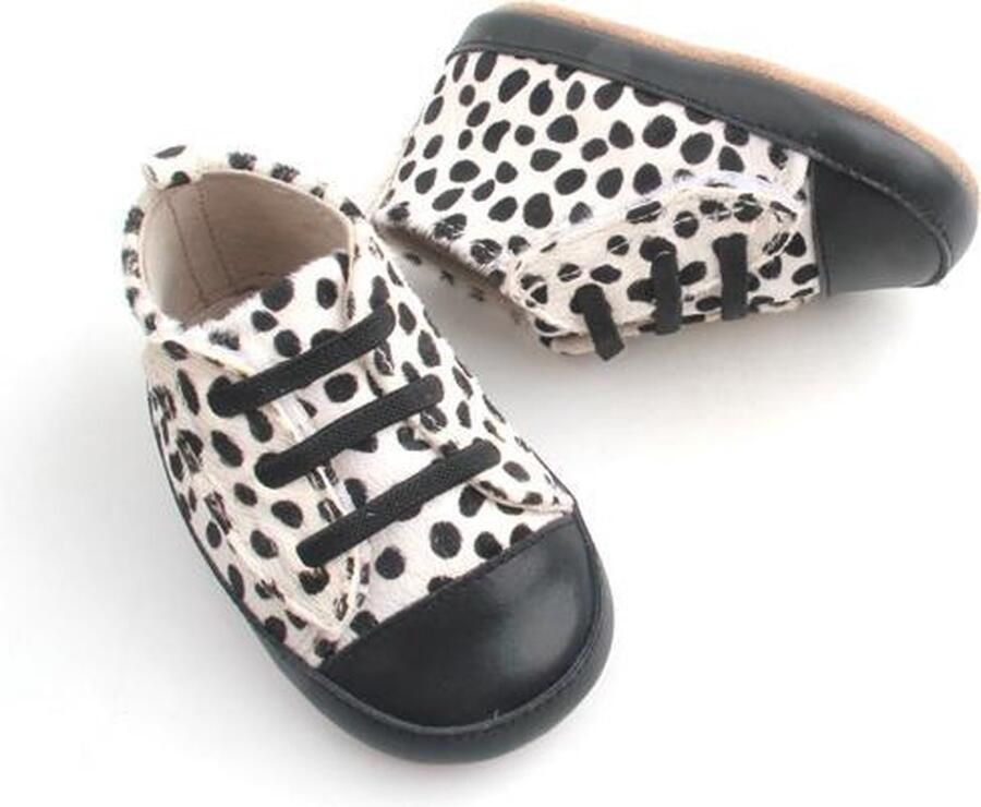 Oh Little Deer 100% leren baby sneakers cheetah wit S