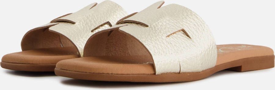 OH MY SANDALS Amira Slippers goud Leer Dames