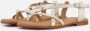 OH MY SANDALS Athena Sandalen goud Leer Dames - Thumbnail 1