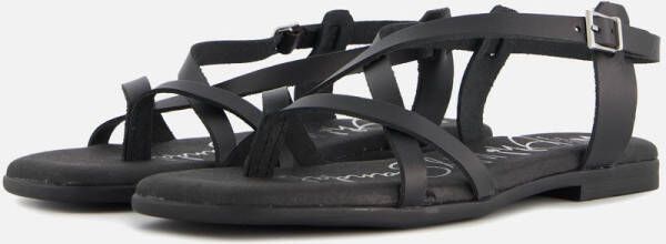 OH MY SANDALS Athena Sandalen zwart Leer Dames
